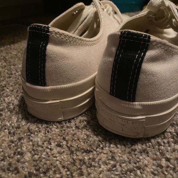 Men’s Comme Des Garçon Play converse low top - Picture 2 of 4